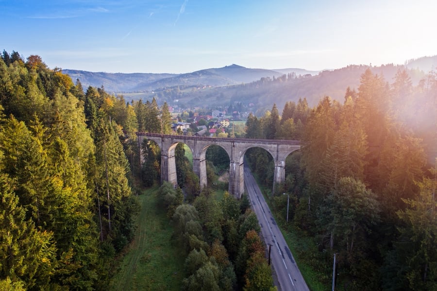 Viadukt Wisla Glebce