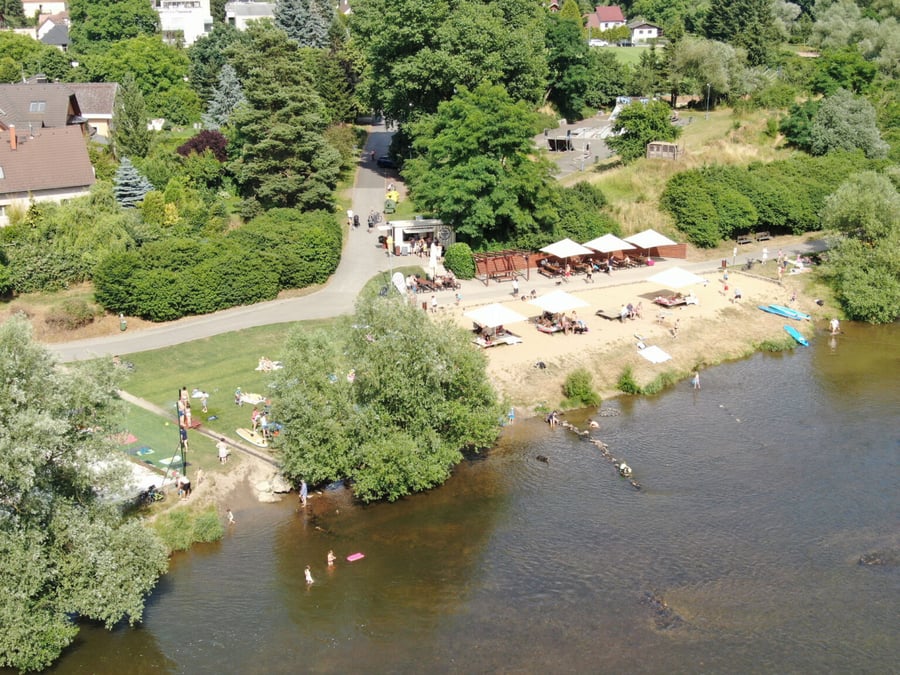 Městská pláž Černošice