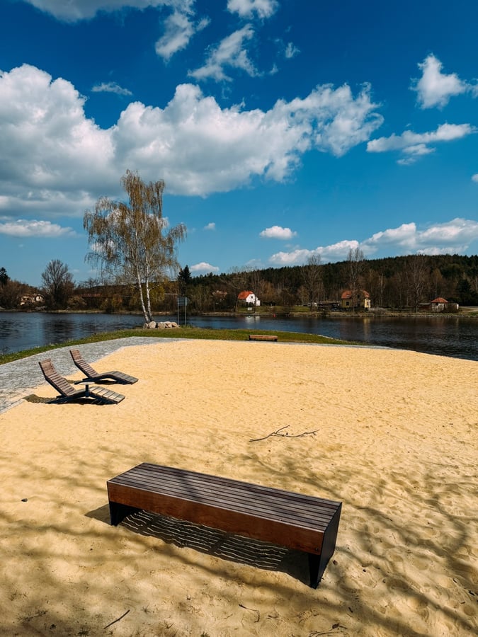 Pláž Kamýk nad Vltavou