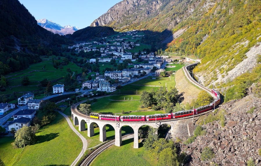 Kreisviadukt von Brusio