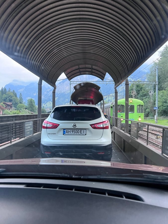 Autovlak Kandersteg-Goppenstein