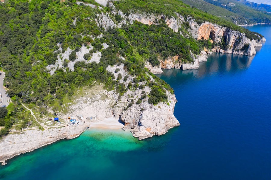 Plaža Brseč Klančac