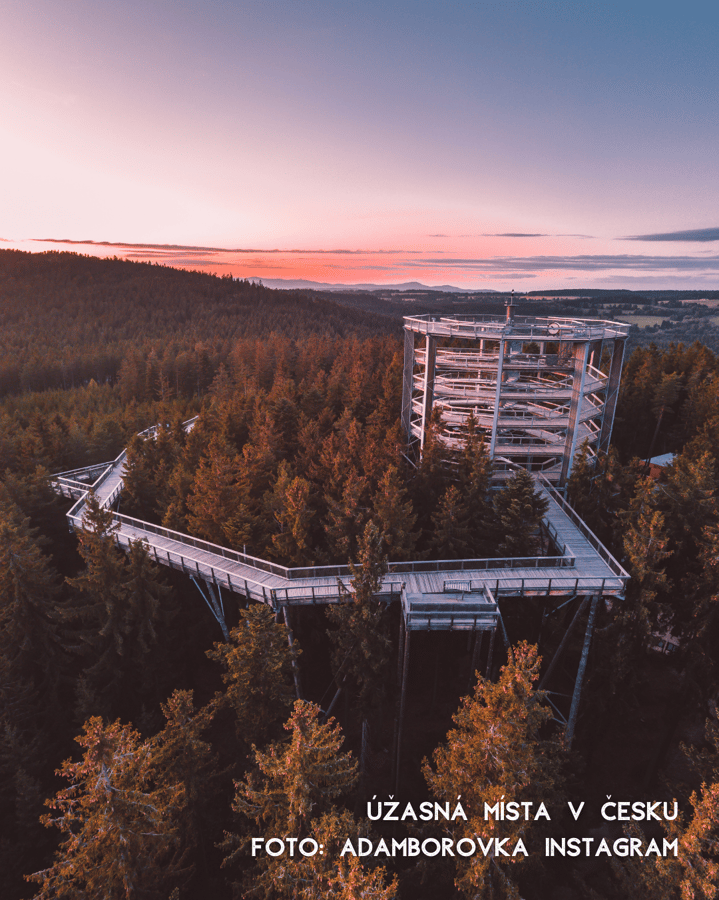 Stezka korunami stromů Lipno