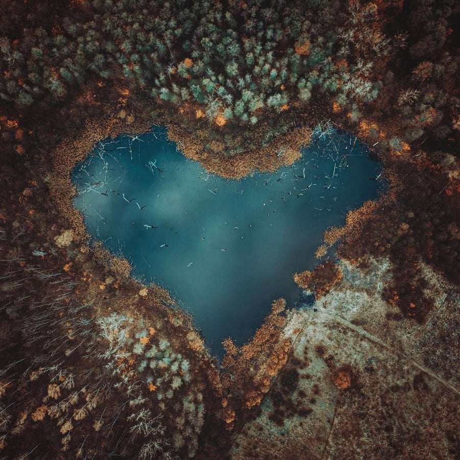 Jezero ve tvaru srdce, Karviná