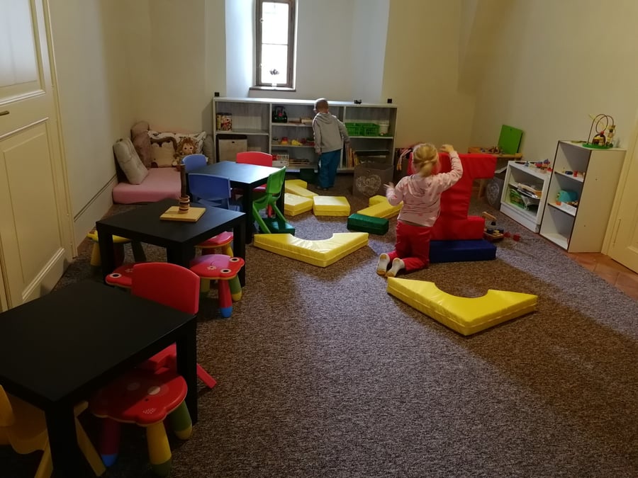 Kafe v parku - zámek Čechy pod Kosířem