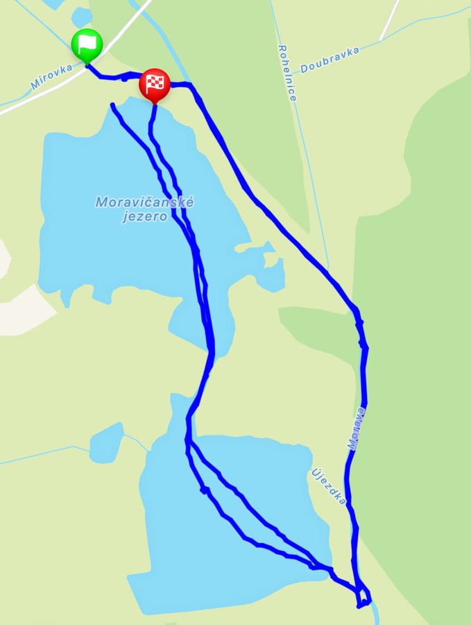 Kombinace řeka + jezero