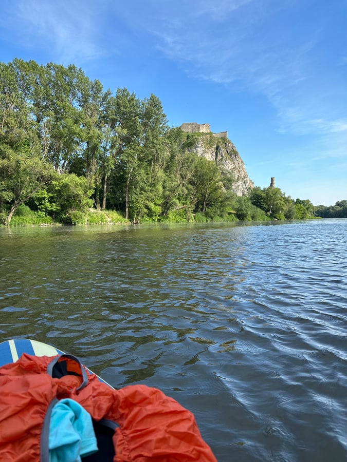 Vstup na Moravu z Devina