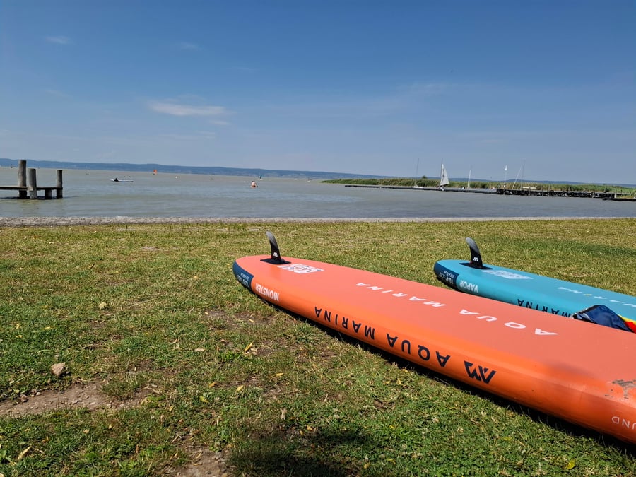 Pláž u Podersdorf am See