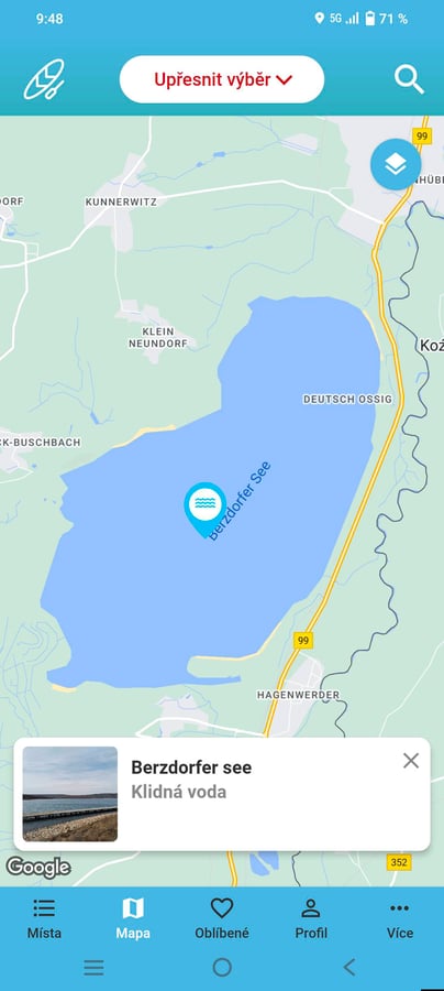 Jezero modrá laguna