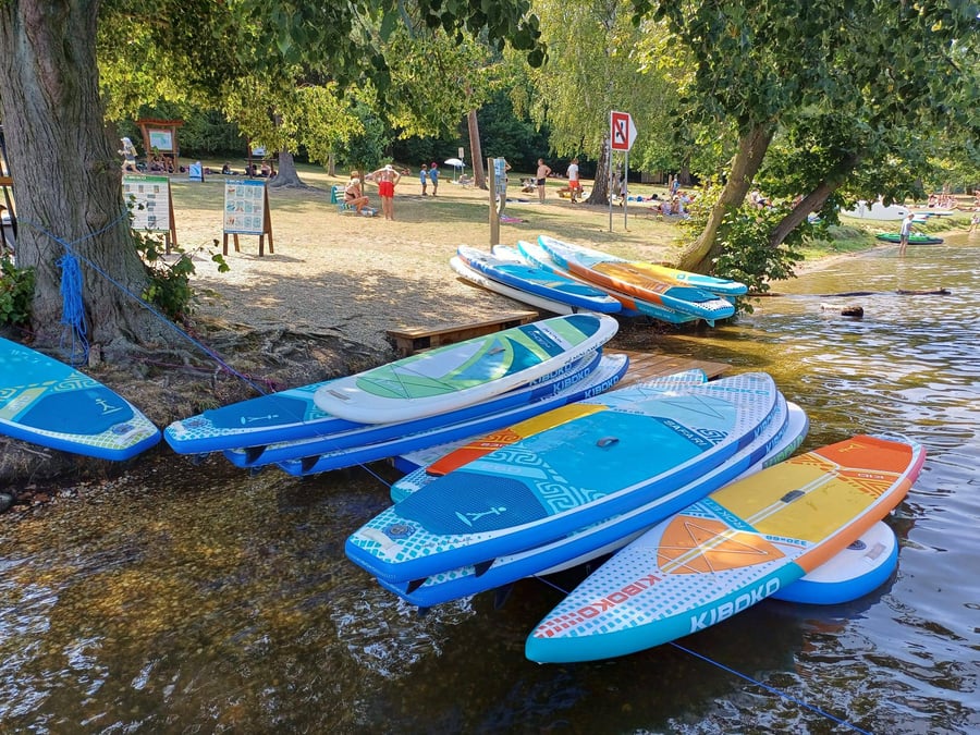 Kiboko paddleboards půjčovna, Brněnská přehrada,Rokle