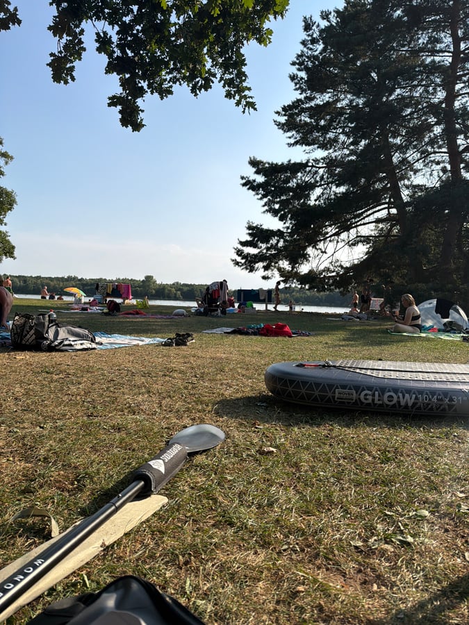 Poděbrady jezero paráda