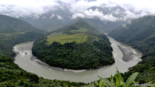 Řeka Brahmaputra