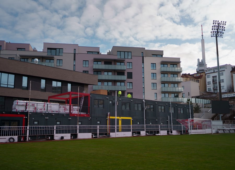 Stadion Viktoria Žižkov - rekonstrukce zázemí a tribun
