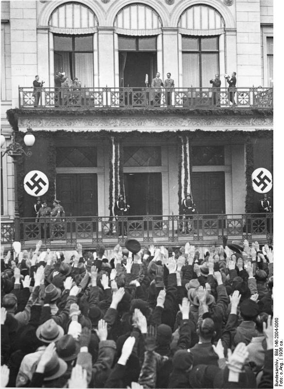 Hitler and Goebbels