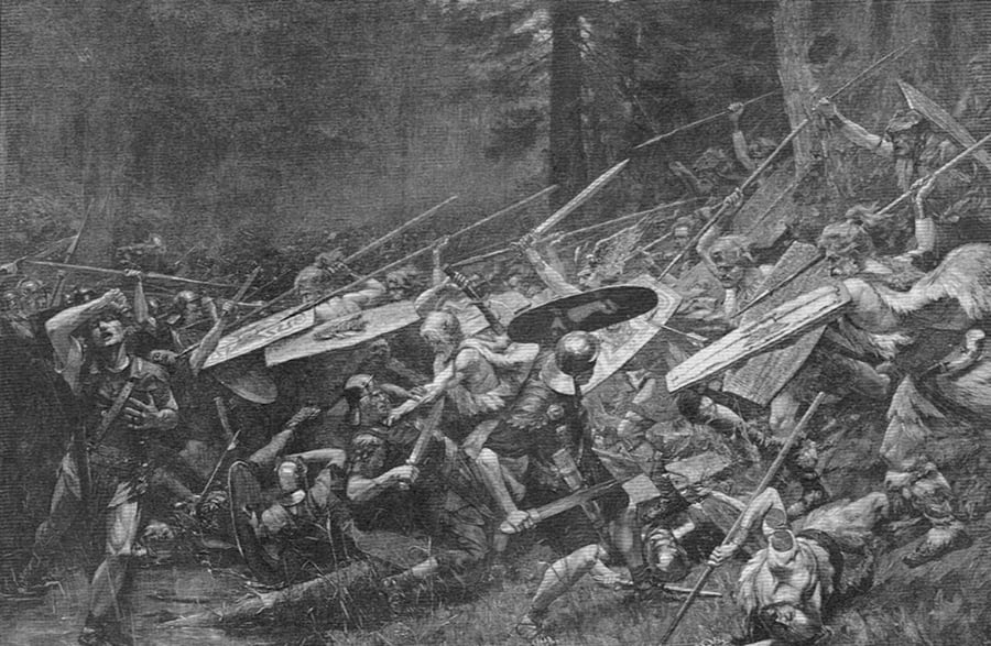 The Battle of the Teutoburg Forest