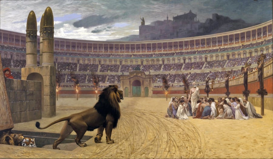 The Christian Martyrs' Last Prayer, by Jean-Léon Gérôme