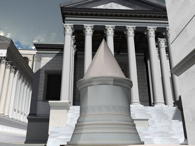 Umbilicus urbis Romae, the Symbolic Centre of Rome