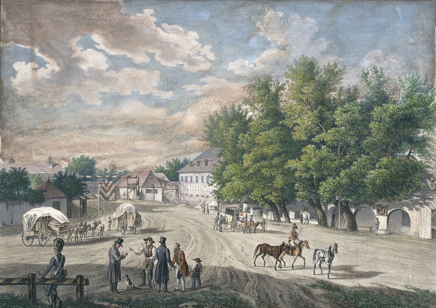 View of the Tabor Line (Toll Station in Vienna)
