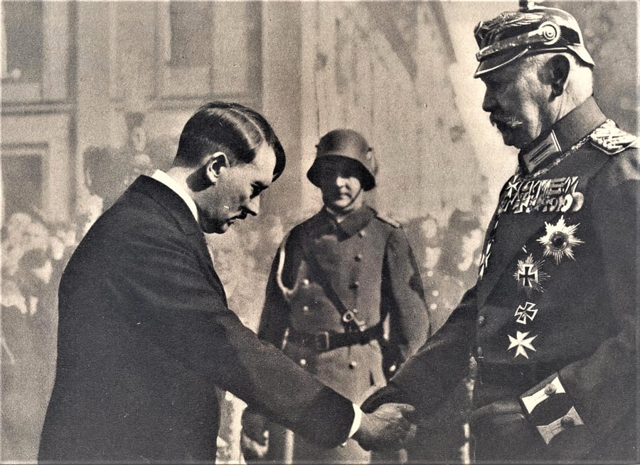 Paul von Hindenburg appoints Adolf Hitler Chancellor