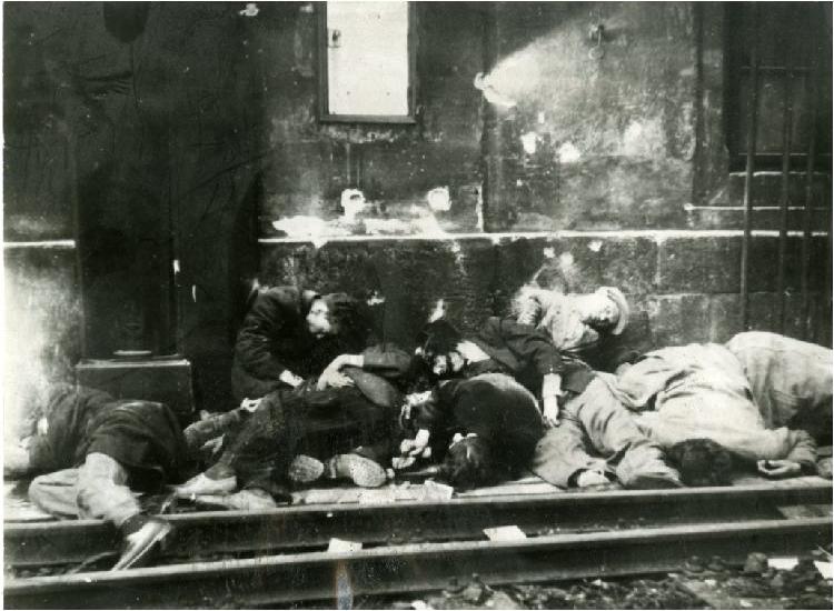 Massacre at Masaryk Railway Station during the Prague Uprising