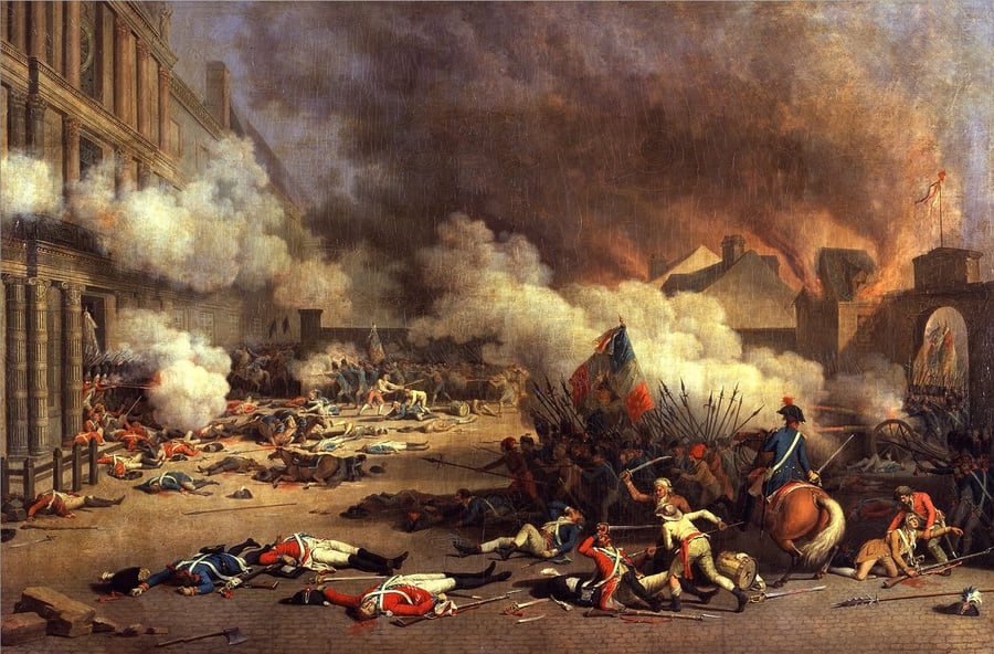 Tuileries Palace - The Insurrection of 10 August 1792