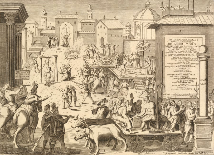 The Execution of Guglielmo Piazza and Gian Giacomo Mora