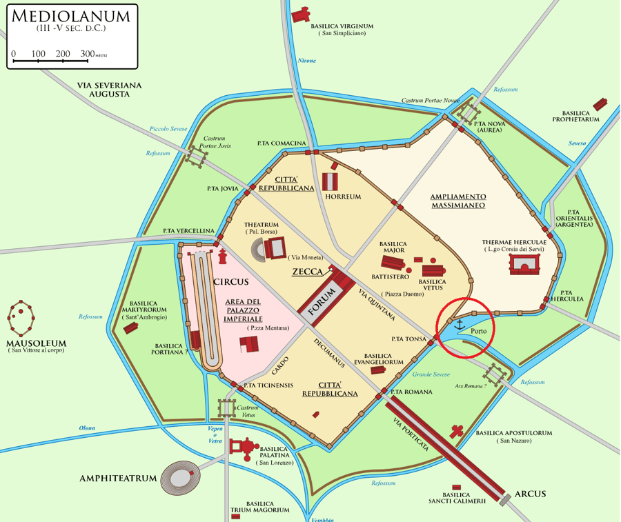 Roman River Port of Milan