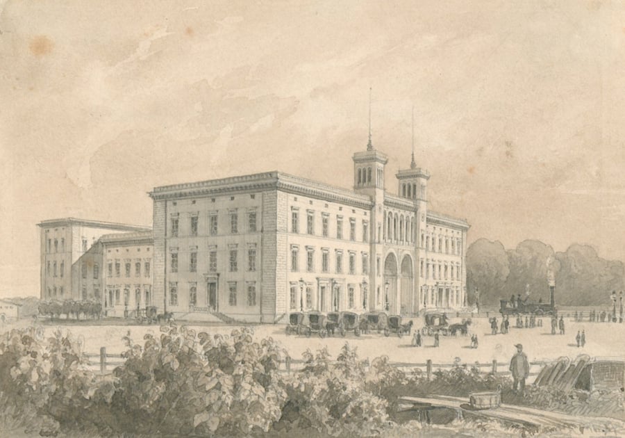 Hamburger Bahnhof, 1850