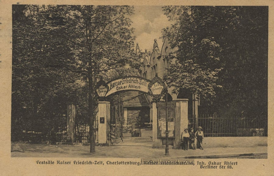 Ballroom Kaiser-Friedrich-Zelt, Otto-Suhr-Allee 88, 1920