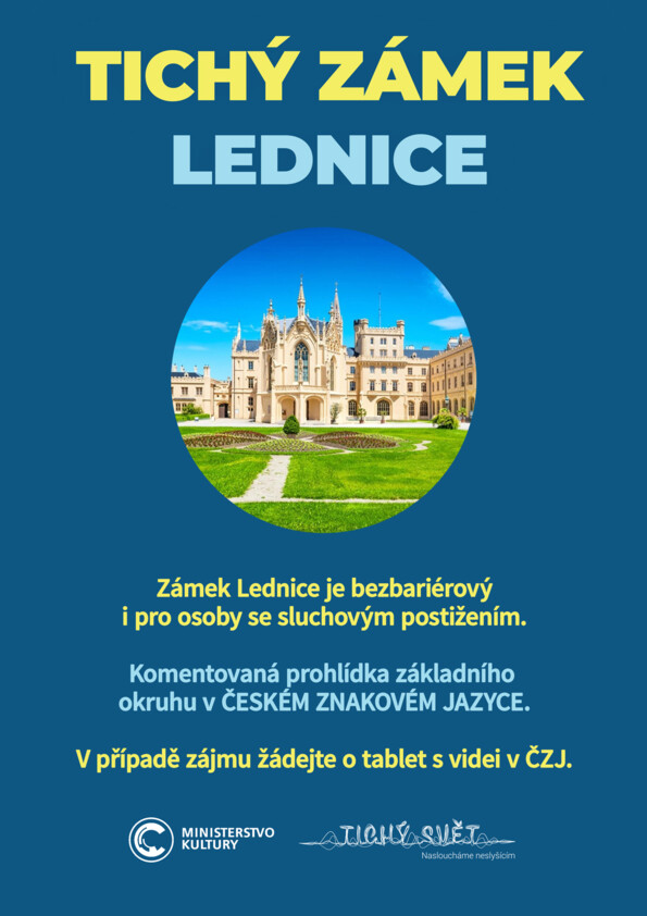 Státní zámek Lednice pro neslyšící návštěvníky