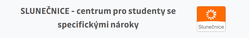SLUNEČNICE - centrum pro studenty se specifickými nároky