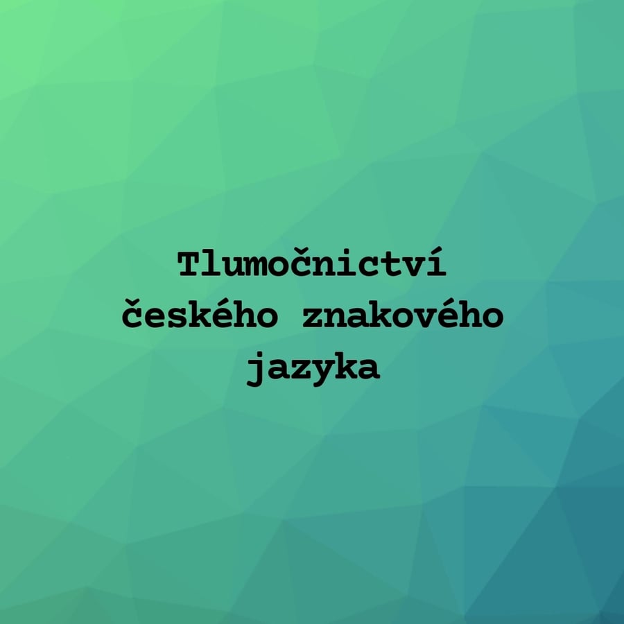 Tlumočnictví českého znakového jazyka, VOŠ Hradec Králové