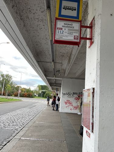 Nádraží Holešovice, stanice metra C