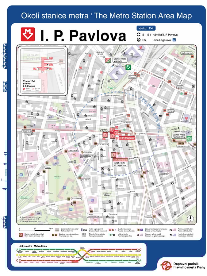 I. P. Pavlova, stanice metra C