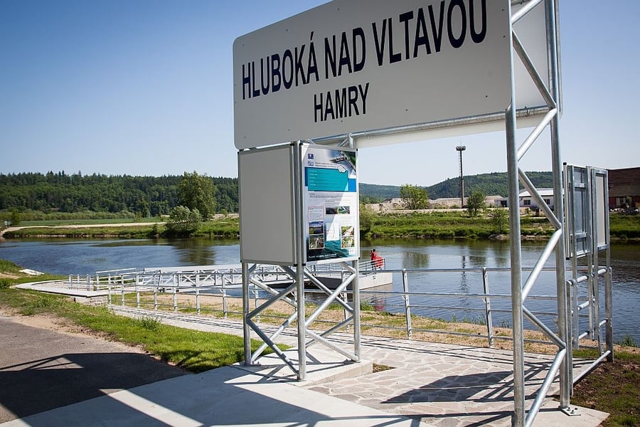 Přístaviště Hluboká nad Vltavou - Hamry