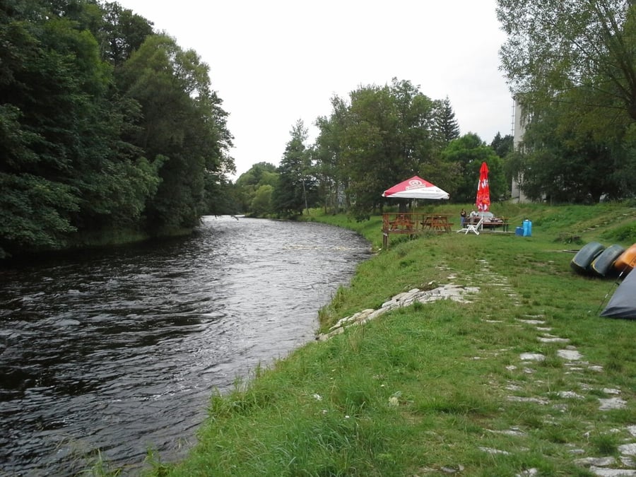Vodácké tábořiště v Sušici