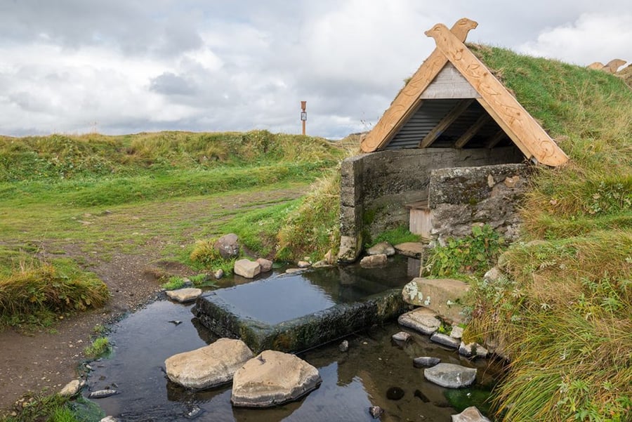 Hrunalaug Hot Spring