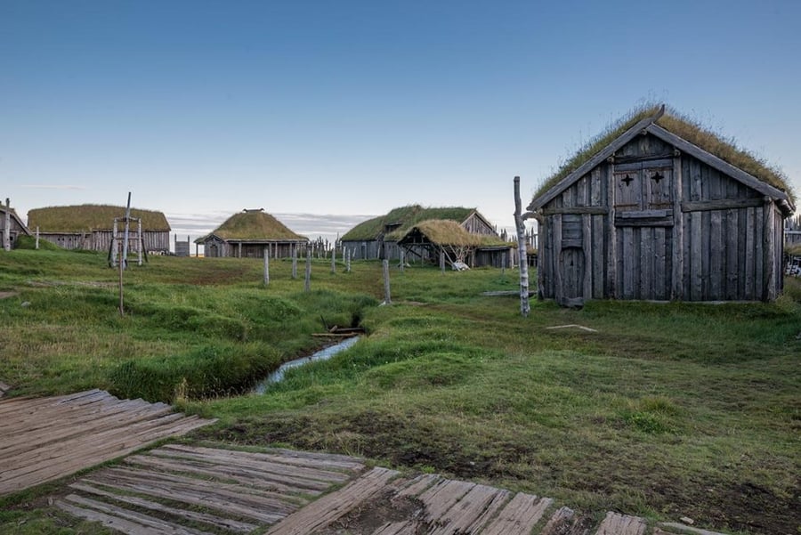 Viking Village Prop For Movie