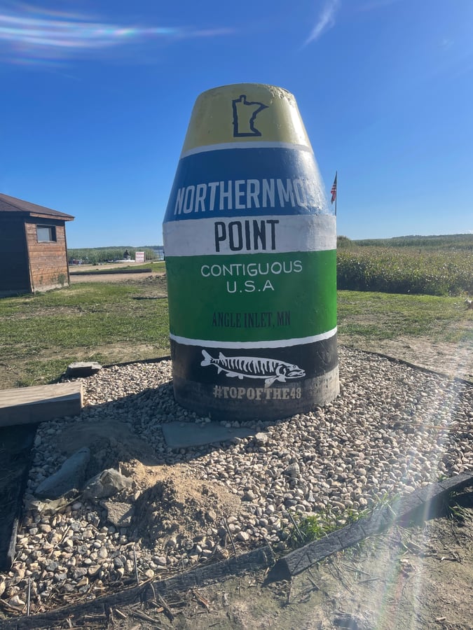 Northernmost Point of the Contiguous US | Angle Inlet MN