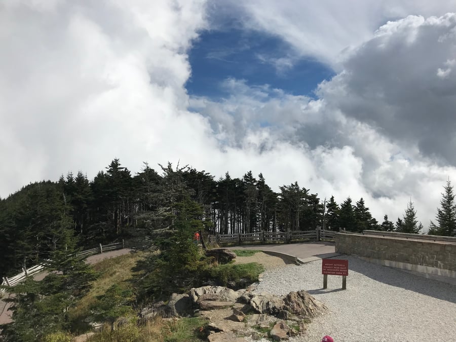 Top of Mt. Mitchell View NC