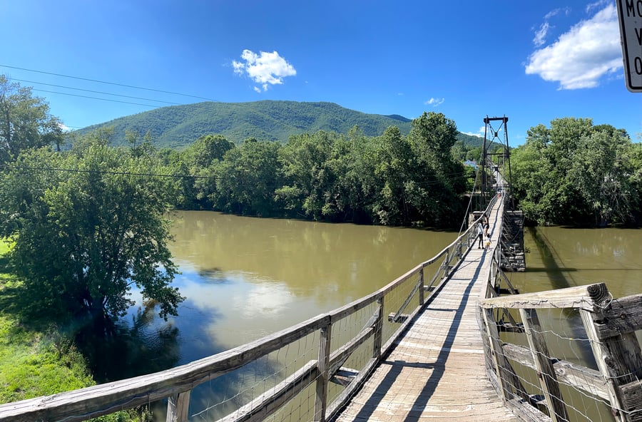 Buchanan Swinging Bridge VA