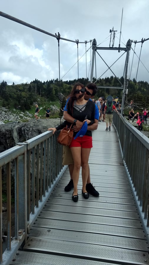 Grandfather Mountain Mile High Swinging Bridge NC