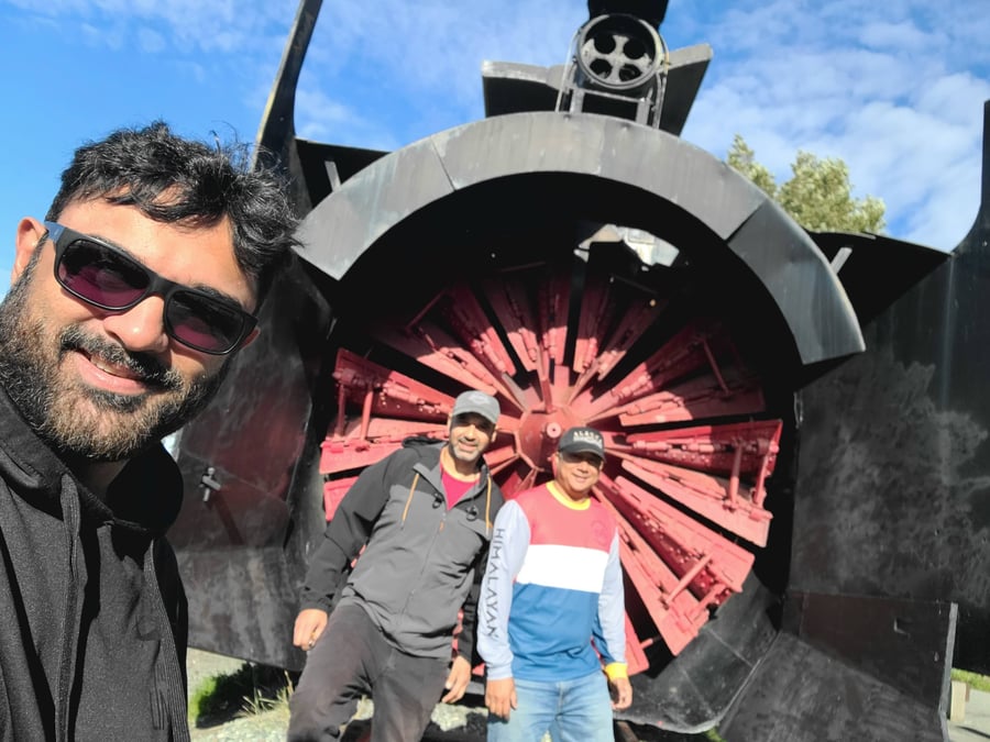 Snow Plow Train AK