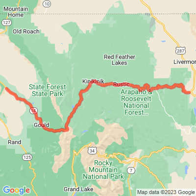 CO 14 Cache La Poudre-North Park Scenic and Historic Byway