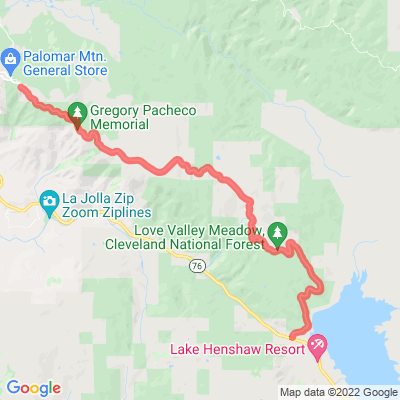 CA E Grade Road