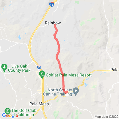 CA Rice Canyon Road