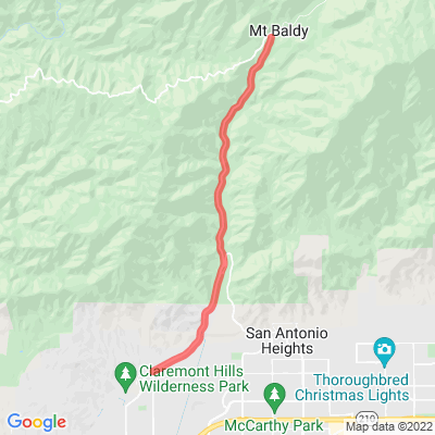 CA Mt Baldy Rd