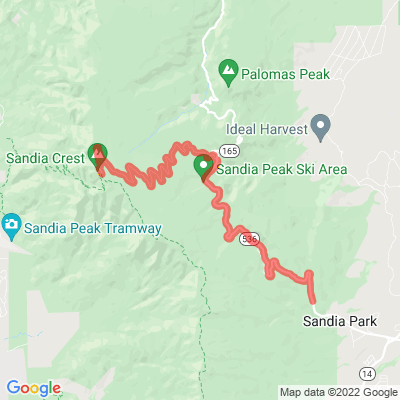 NM 536 Sandia Crest Byway | Turquoise Trail