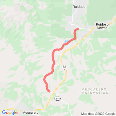 NM Carrizo Canyon Rd | NM White Mtn Rd