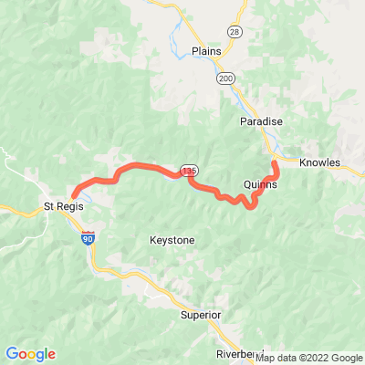 MT 135 St. Regis-Paradise Scenic Byway